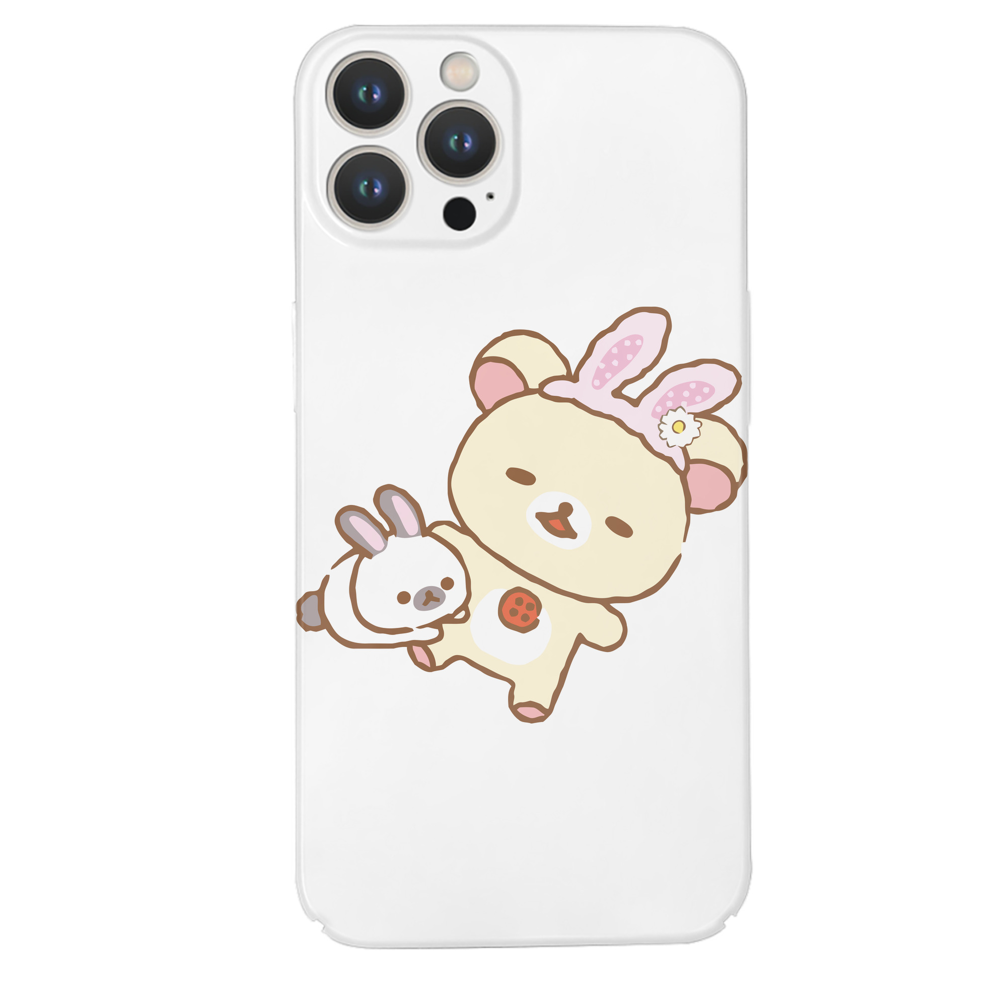 （画像用） リラックマ リラックマ キイロイトリ Rilakkuma Korilakkuma Kiiroitori 【iPhone 14シリーズ対応】ハードケース